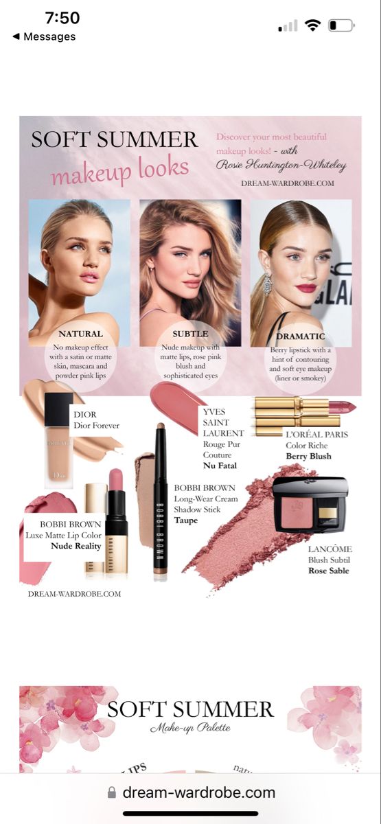 Soft Summer Blush Palette, Soft Summer Korean Makeup, Soft Summer Blush Color, Soft Summer Blush, Soft Summer Makeup Looks, Rosie Huntington Whiteley Makeup, Fashion Analysis, Style Categories, Color Analysis Summer