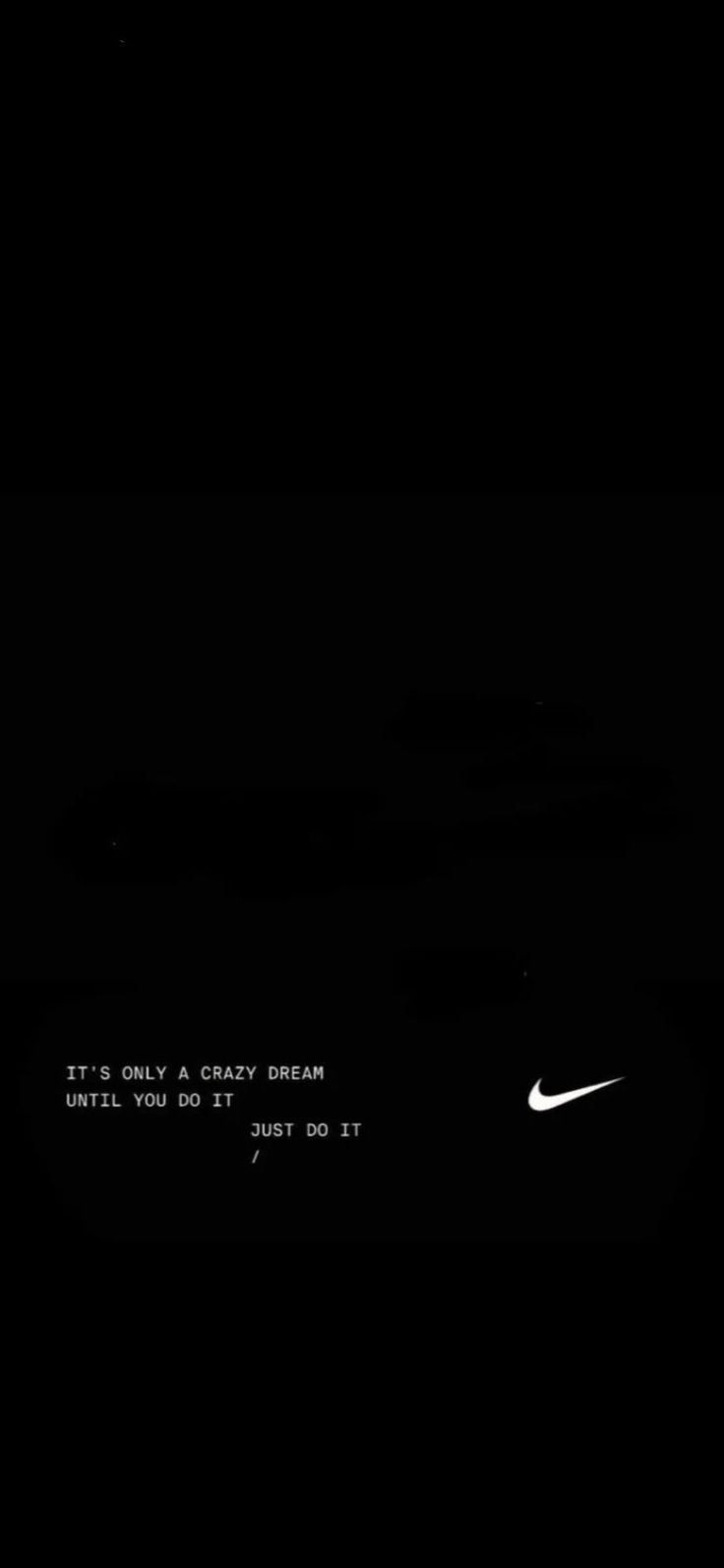 Wallpaper nike theme Athletes Motivation Wallpaper, Nike Run Quotes, Nike Slogans Quotes, Nike Quotes Motivational Wallpaper, Just Do It Wallpapers Motivation, Nike Wallpaper Quotes, Track Motivation Wallpaper, Ios 16 Wallpaper Motivation, Quotes Basketball Motivational