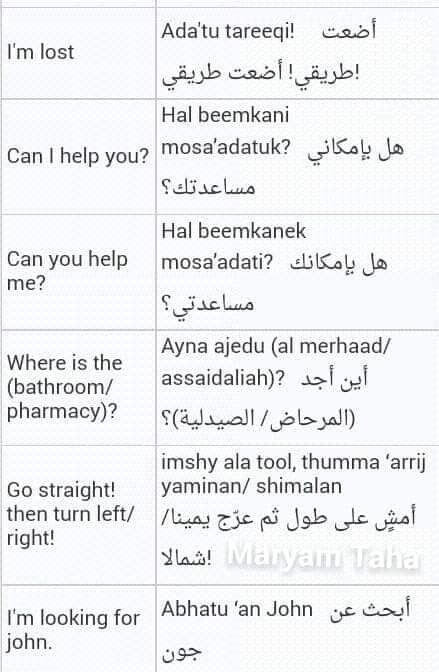 two different types of words in english and arabic, with the same one being written on them