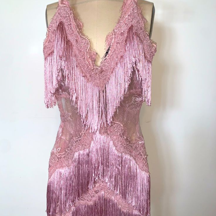 This Pink Number Has Lace Cutouts And Fringe Details Perfect For A Party Where You Plan To Dance And Move! Size Small Fits Sizes 4-6 Color Dusty Pink Never Worn Unfortunately Bought This Right Before Getting Pregnant No Rips Or Flaws Lace Fringe Dress, Pink Flapper Dress, Before Getting Pregnant, Tassel Dress, Lace Cutout, Fringe Dress, Getting Pregnant, Soul Food, Dusty Pink