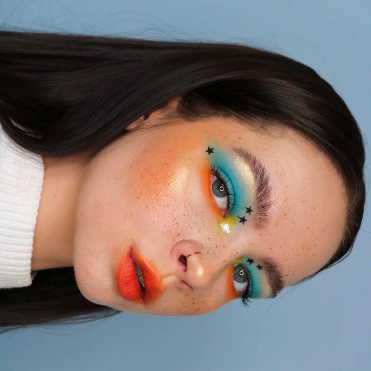 Wishlist Aesthetic, 얼굴 드로잉, Clothing Wishlist, Bright Makeup, Make Up Inspiration, Face Art Makeup, Birthday Makeup, Unique Makeup, Makeup Eye Looks