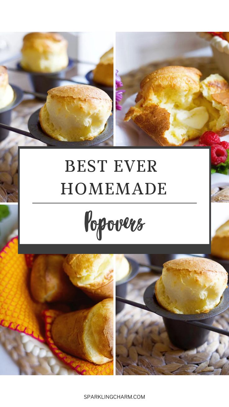 the best ever homemade poppy biscuits recipe is shown in four different pictures with text overlay