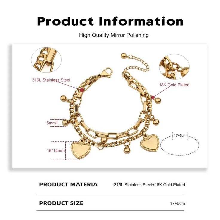 This exquisite 1998 Gold Bracelet is crafted with a plating of 18K Gold and a Figaro Chain design. Its adjustable length measures 18+4cm(8.66inches), and it is hypoallergenic. Buy with confidence, knowing you're receiving a fashion-forward design in high-quality Stainless steel 316L with exceptional customer service and the best price. Snowflake Bracelet, Silver Cuff Bangle, Mens Chain Bracelet, Silver Heart Bracelet, 18k Gold Bracelet, Bow Bracelet, Figaro Chain, Leather Cuffs Bracelet, Unisex Bracelets