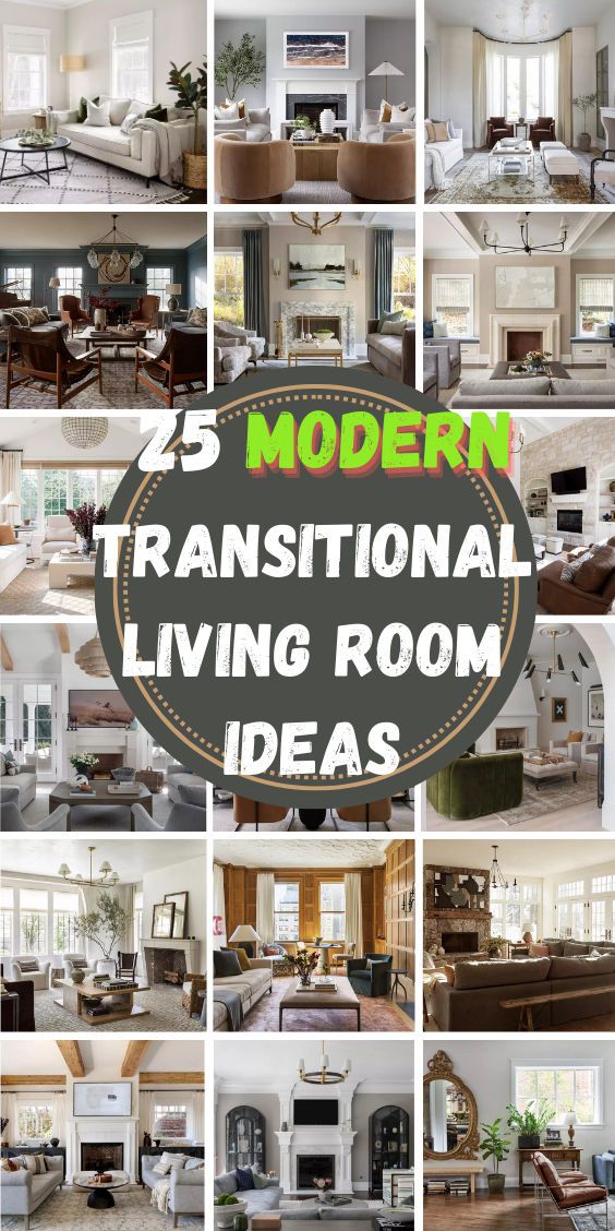 the top five modern living room decorating ideas in this postcard style photo collage