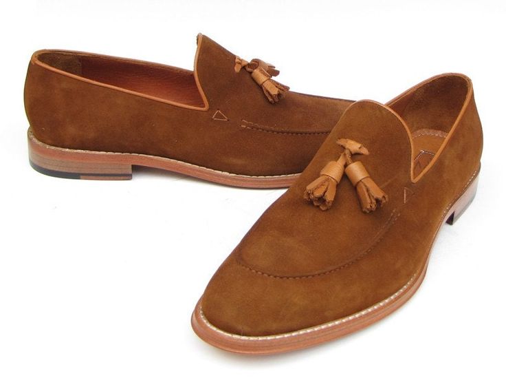 "\"Tassel loafer slip-on style men's shoes. Tobacco suede upper with leather sole and camel leather lining. This is a made-to-order product. Please allow 15 days for the delivery. Because our products are hand-painted and couture-level creations, each item will have a unique hue and polish, and color may differ slightly from the picture.\"" How To Dress Smart, Mens Trendy Fashion, Mens Tassel Loafers, Mens Leather Shoes, Tassel Shoes, Suede Leather Shoes, Men's Dress Shoes, Suede Tassel, Tassel Loafers