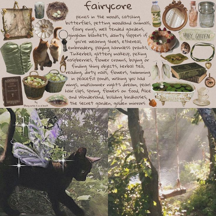 a collage of pictures with animals and things in the woods, including flowers, trees, plants, and other items