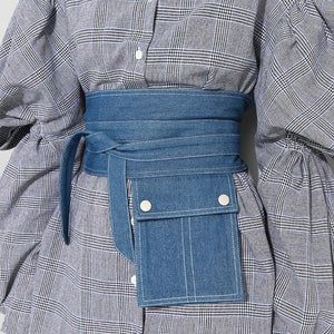 Girdle Belt, Ropa Upcycling, Spring Summer Autumn Winter, Denim Inspiration, Denim Ideas, Denim Pocket, Upcycled Fashion, Denim Style, Mode Inspo