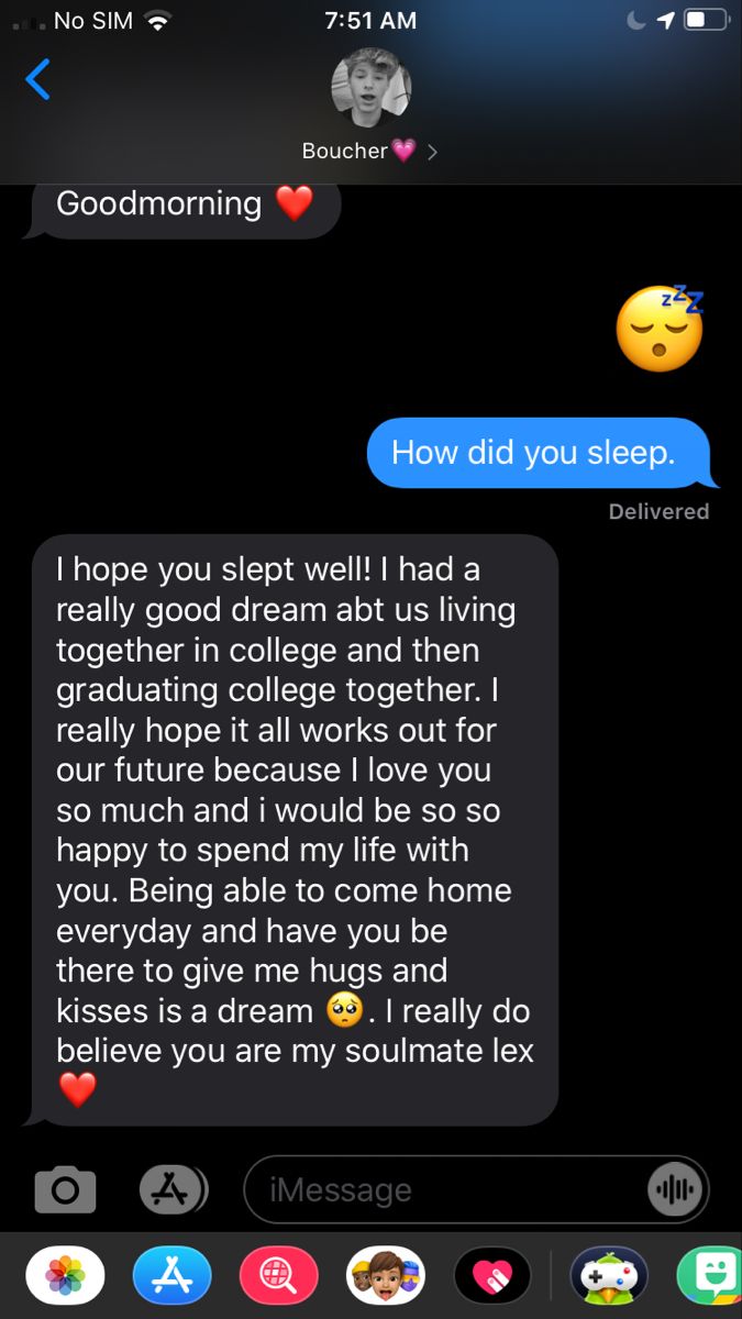 the text message is being sent to someone on their cell phone while they are asleep