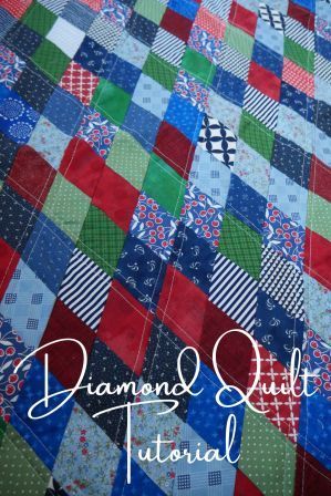 a colorful quilt with the words diamond quilts on it