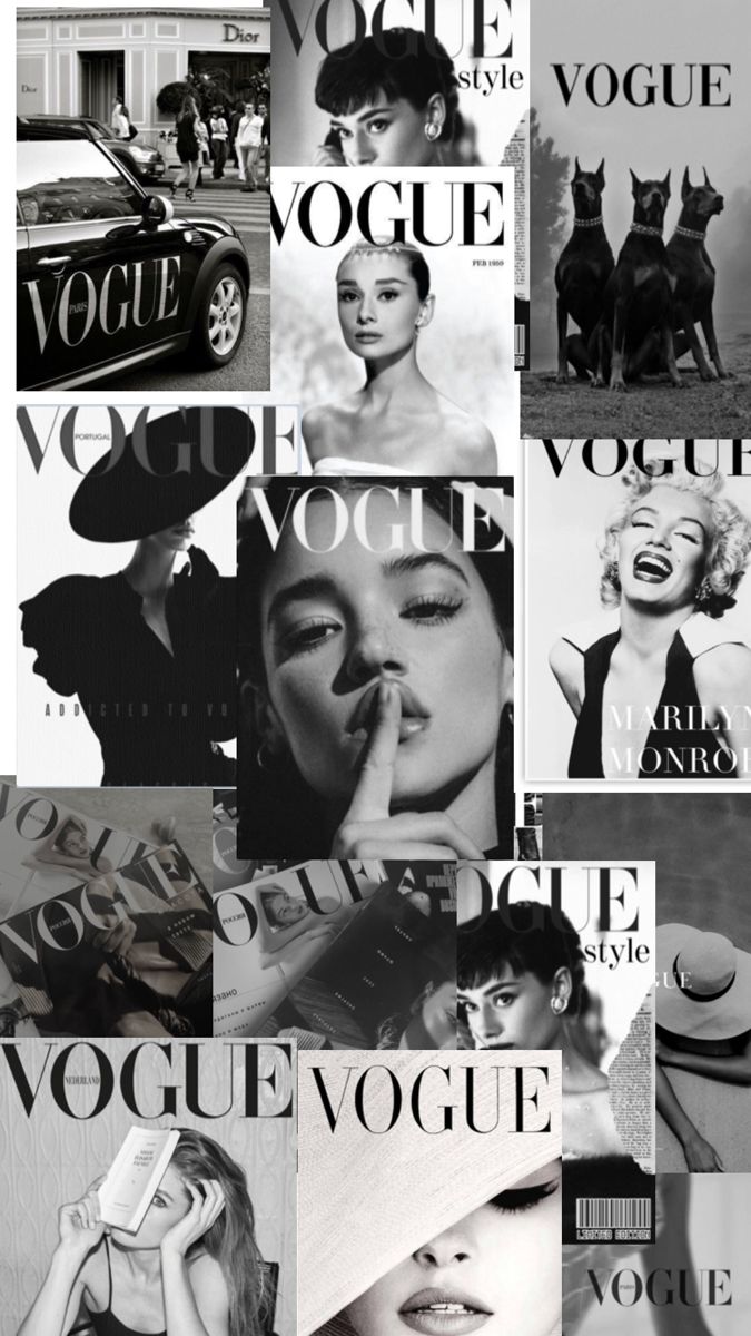 black and white collage with images of women in hats, one woman wearing a hat