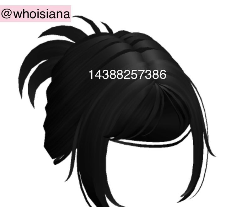 Roblox Hair Ids Black, Y2k Bun, Black Hair Id Roblox, Black Bun, Black Hair Bun, Emo Roblox Outfits, Brown Hair Roblox, Roblox Hair, Fancy Dress Code