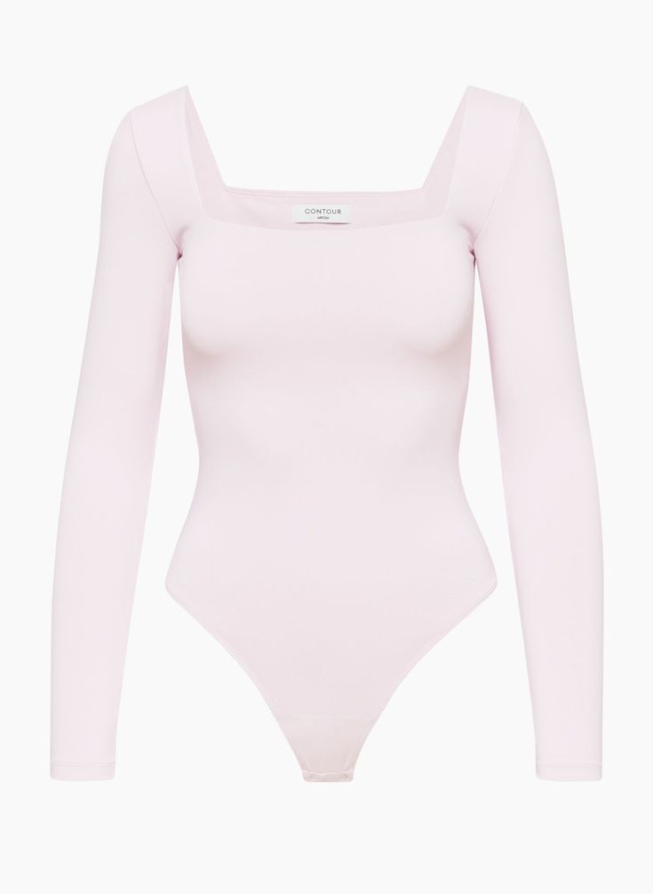 Aritzia CONTOUR SQUARENECK LONGSLEEVE BODYSUIT Aritzia Babaton, Bra Straps, Preppy Outfits, Dream Clothes, Fashion Killa, Gossip Girl, Cute Casual Outfits, Cute Tops, Everyday Outfits