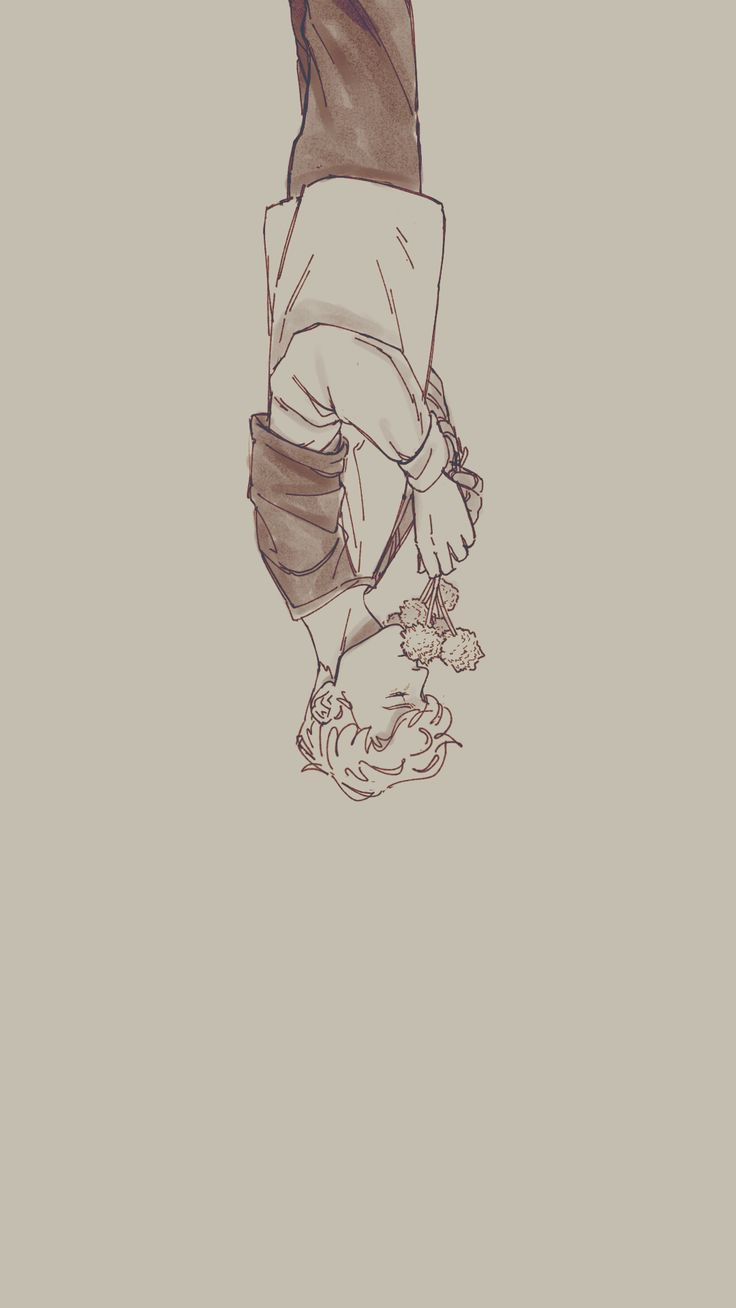 a drawing of a person reaching for something