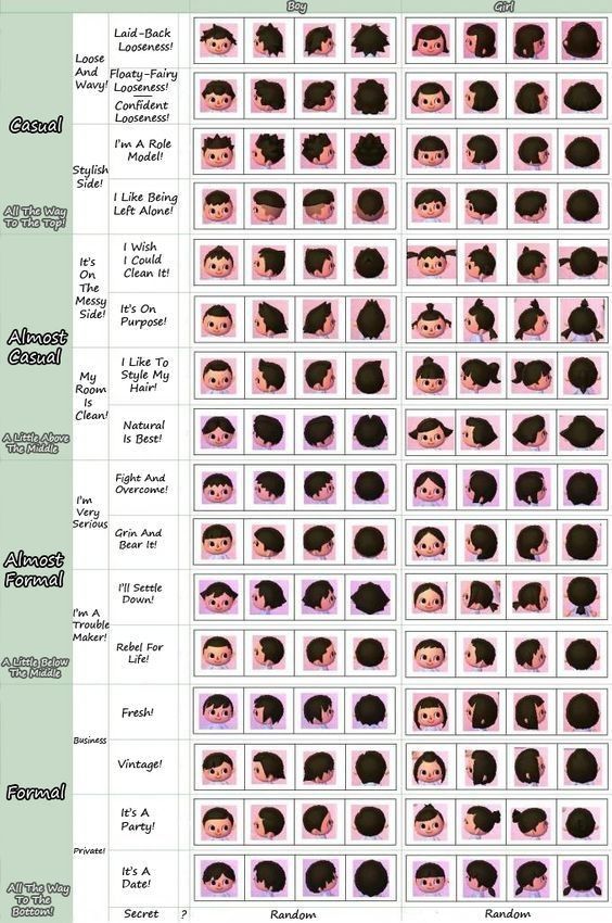 an image of different types of hair in the form of women's heads and shoulders