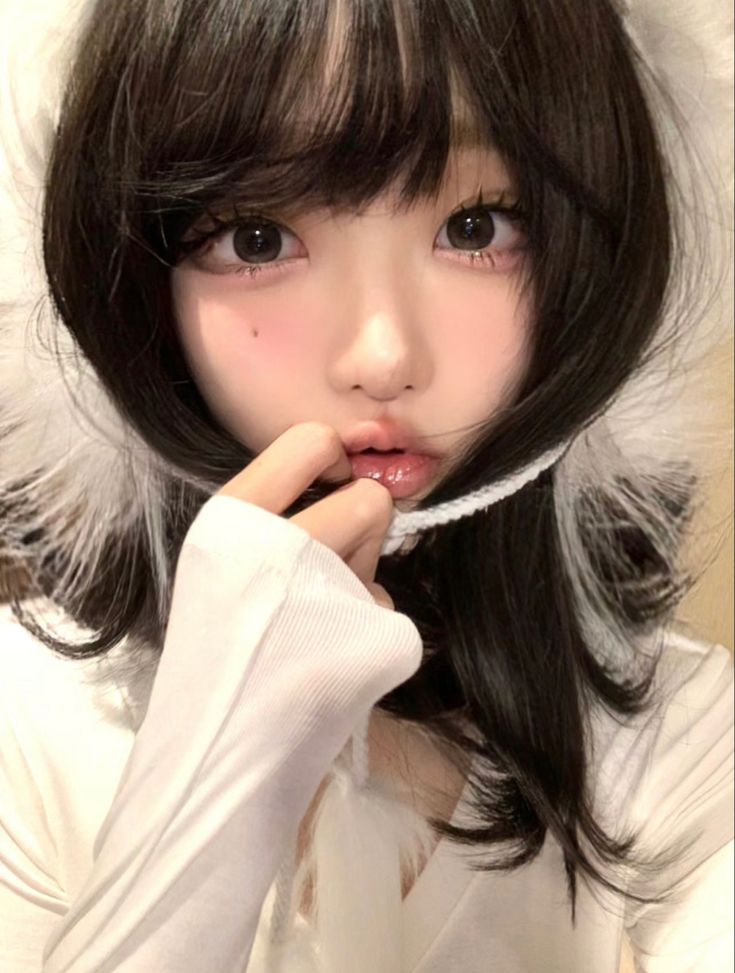 Puppy Beauty, Kawaii Angel, Soft Makeup Looks, Cute Eye Makeup, Doll Eye Makeup, Pretty Makeup Looks, Pose Fotografi, Japanese Makeup, Doll Makeup