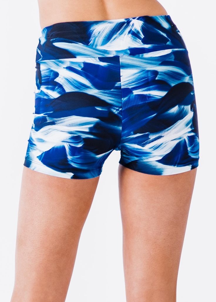 Swim ShortsFit & Sizing High waisted Wide waistband sits just below your natural waist Inseam length 2.7” (Size S) For more fit and sizing info, check out our size chart Features Quick dry Designed to be worn over our favorite bikini bottom Care Rinse in cold water to wash off any chemicals, chlorinated water or saltwater Machine wash in cold water on gentle cycle Lay flat to dry in the shade Material 82% nylon 18% spandex Gusset-100% polyester UPF 50+ Sun prot Fitted Short Swim Trunks For Pool, Blue Swimming Bottoms With Wide Waistband, Fitted Short Length Swim Trunks For Pool, Blue Beachwear Bottoms With Contoured Waistband, Fitted Swimming Shorts, Fitted Brief Shorts For Swimming, Fitted Swimwear With Short Legs For Poolside, Blue Tankini With Built-in Shorts For Swimming, Blue Short Tankini For Swimming