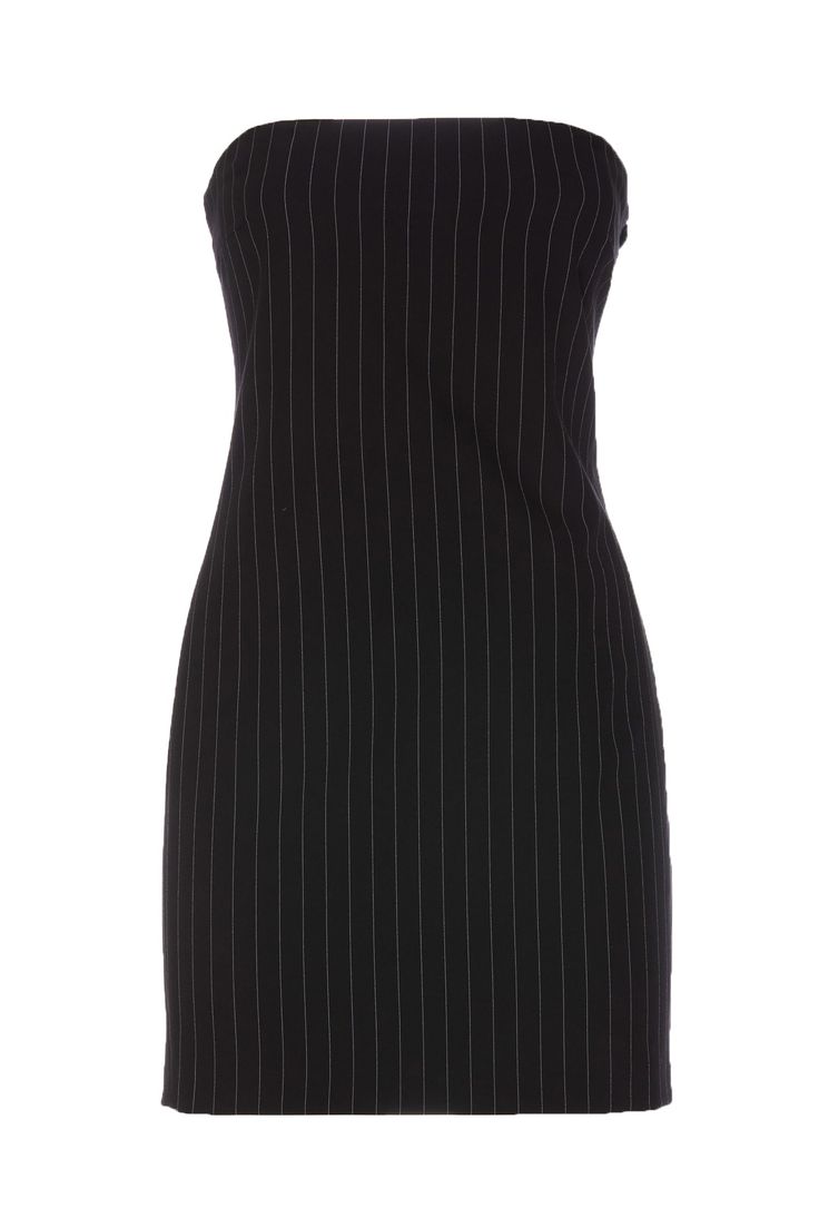 Patrizia Pepe black mini dress, lateral zip closure, sleeveless, stripedComposition: 72% Polyester, 23% Viscose Elegant Mini Dress With Vertical Stripes, Fitted Pinstripe Sleeveless Dress, Fitted Sleeveless Pinstripe Dress, Fitted Sleeveless Mini Dress With Vertical Stripes, Striped Sleeveless Formal Dress, Sleeveless Striped Lined Mini Dress, Striped Sleeveless Lined Mini Dress, Striped Knee-length Mini Dress For Work, Pleats Please Issey Miyake