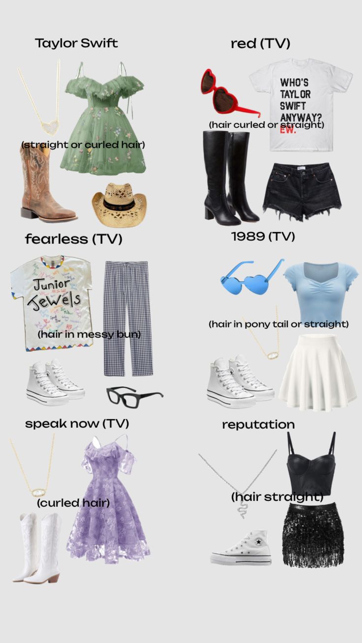 an image of different types of clothes and shoes for people to wear on the internet