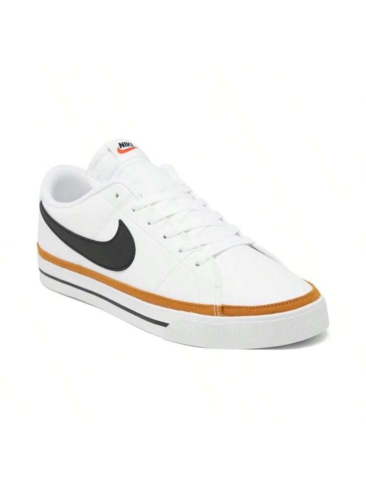 A classic sneaker elevated with iconic Nike flair and a build, the Nike Men's Court Legacy Casual Sneakers is a daily essential. Wear it everywhere from walking the dog to running errands. 
Classic tennis sneaker styling 
Iconic Nike court details 
Pebbled leather upper is soft and easy to break-in 
Textile lining for comfort 
Foam cushioning offers responsiveness 
Full-length rubber outsole with herringbone traction pattern delivers multi-surface traction 
Style number- DH3175 
Men's athletic f White Desert, Casual Athletic Shoes, Athletic Shoes Nike, Walking The Dog, Tennis Sneakers, Casual Athletic, Classic Sneakers, Outdoor Shoes, Finish Line