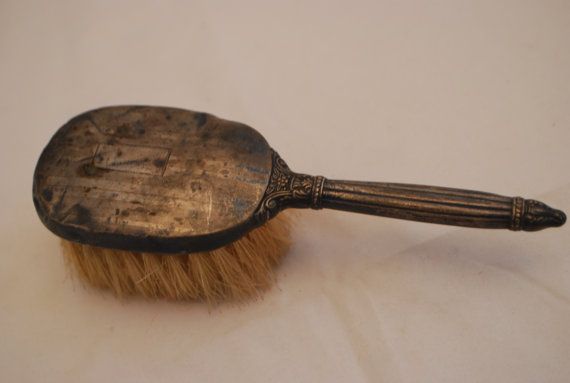 Old Hairbrush, Antique Hairbrush, Vintage Hair Brush, Vintage Hairbrush, 1960s Hair, Porcupine Quills, Victorian Hairstyles, Vintage Brush, Halloween Miniatures