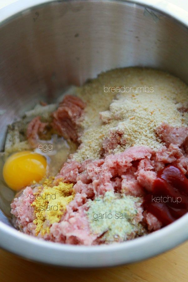 ingredients in a mixing bowl ready to be mixed with other ingredients for the recipe are shown