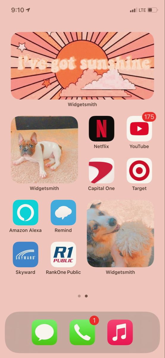 an iphone screen with various stickers and icons on the bottom right corner, including text that reads i love my phone