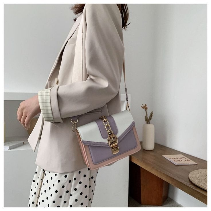 Ilaria Bag Material: PU. Polyester Colors available: Black. Purple. Green. White Size: Length 20cm. width 7cm. 15cm high Note: 1 Inch=2.54 CM; 1 CM=0.39 Inch . Due to different batches. the bag's liner may be differentWe pay your attention on the fact that different computer screens can display different colors even though this is one and the same color. Therefore color of the received good can be a little bit different than the good on the photo. Ripped Women, Sundress Casual, Elegant Bags, Crop Top And Shorts, Jeans For Short Women, Denim Shorts Women, Shoulder Messenger Bag, Halloween Women, Square Bag