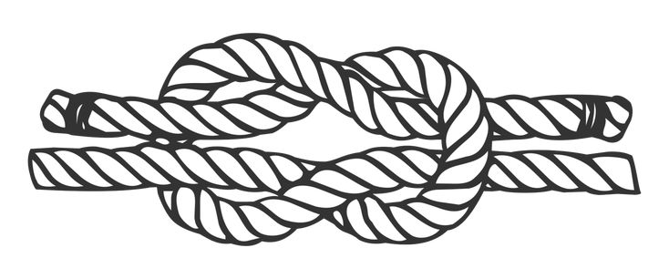 an image of a rope knot on a white background