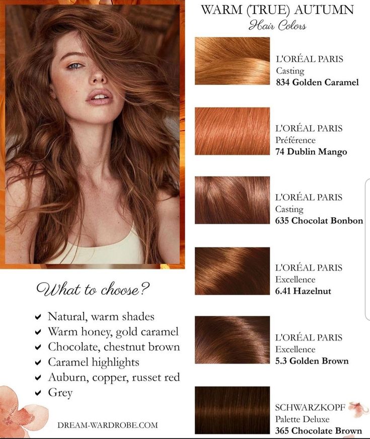 True Autumn Hair, Hair Colors For Warm Undertones, Palette Hair Color, Autumn Hair Colors, Deep Autumn Palette, Autumn Color Palette Fashion, Soft Autumn Palette, Deep Autumn Color Palette, Warm Hair Color