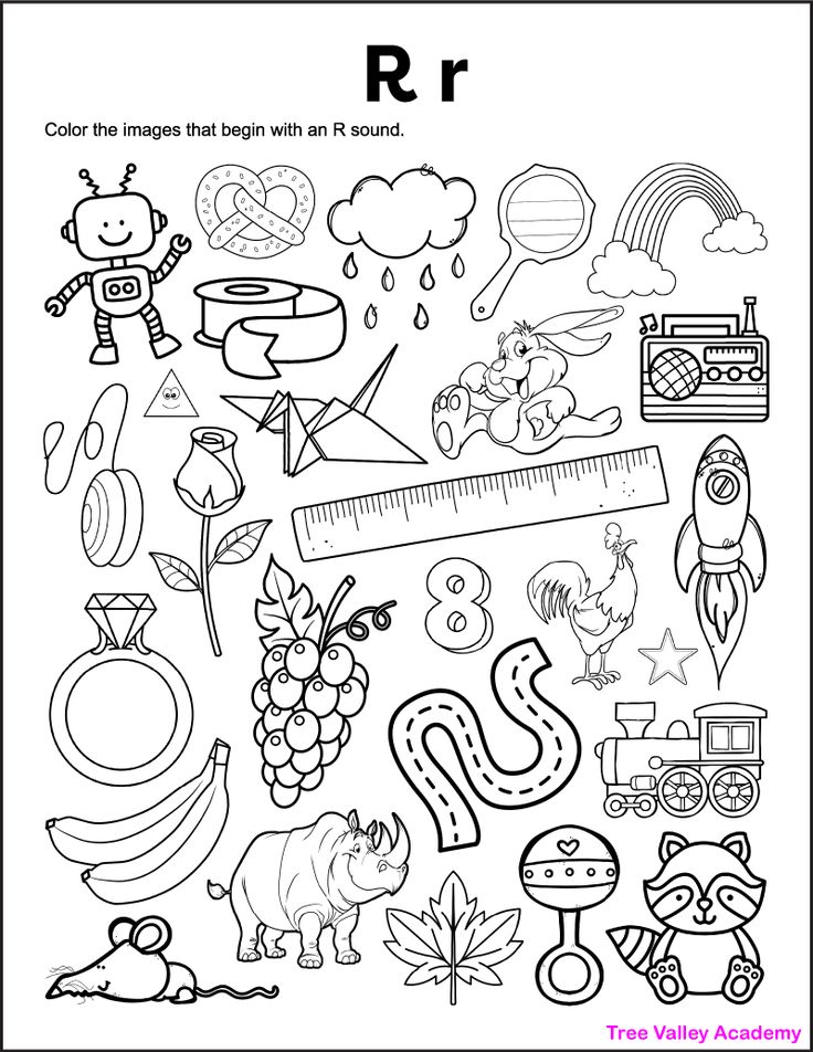 the letter r worksheet for preschool