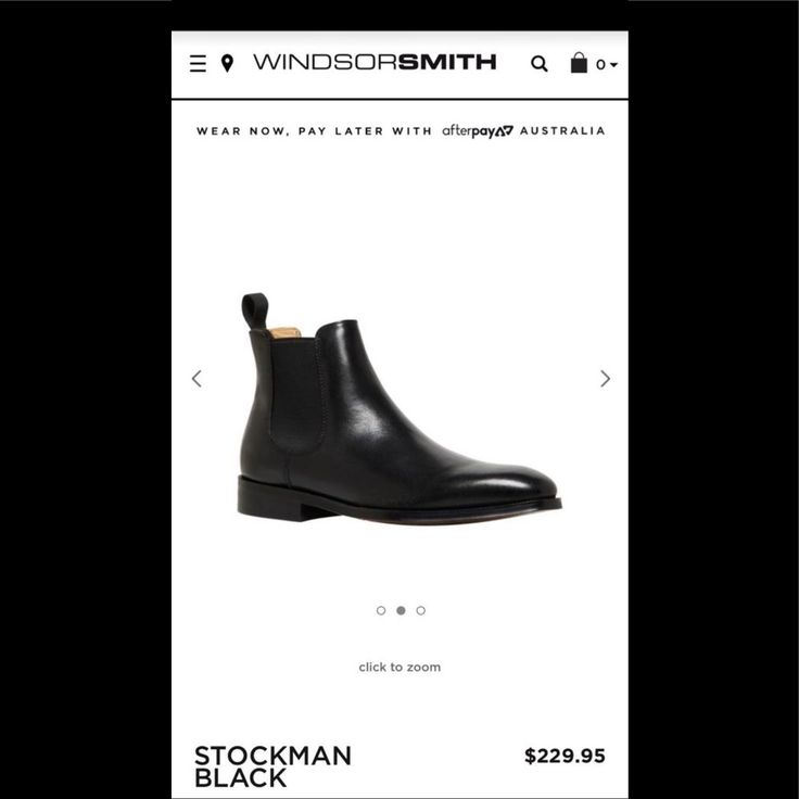 Windsor Smith Stockman Black New “No Box” It Says Size 8 But Has The Measurement Of A Size 10 Or 43 Black Closed Toe Chelsea Boots For Formal Occasions, Designer Black Chelsea Boots For Business, Designer Black Chelsea Boots For Formal Occasions, Windsor Smith Boots, Windsor Smith Shoes, Smith Shoes, Windsor Smith, Windsor, New Black