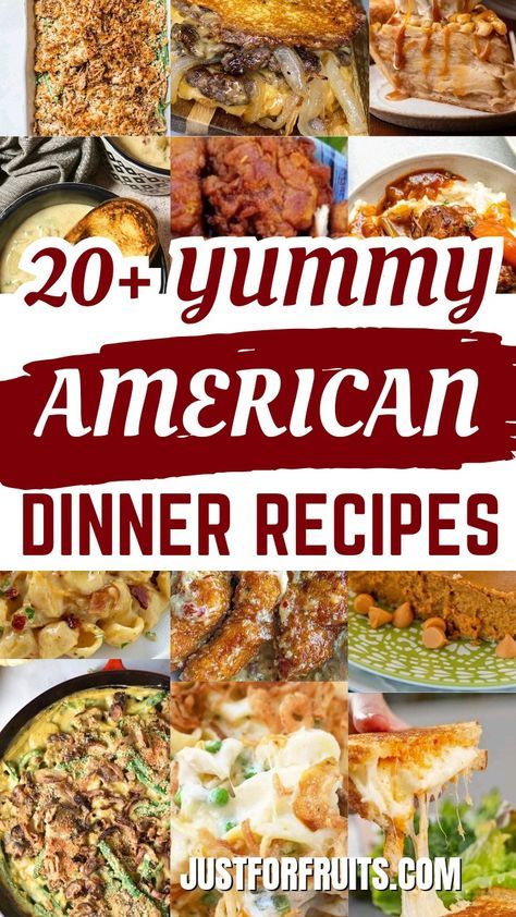 20 yummy american dinner recipes that are delicious and easy to make with the help of your family