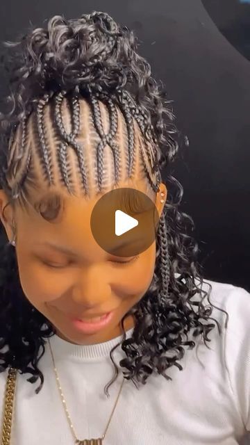 A’Dream stylezzzz on Instagram: "Tribal Knotless freestyle so cute 😍😍#freestylestitchbraids #stitchbraids #knotlessbraid" Half Knotless Half Feed In, Scalp Braids With Knotless In The Back, Trible Braids Freestyle, Tribals With Knotless Braids, Scalp Braids, Feed In Braids Hairstyles, Hair Twist, Stitch Braids, Twist Styles