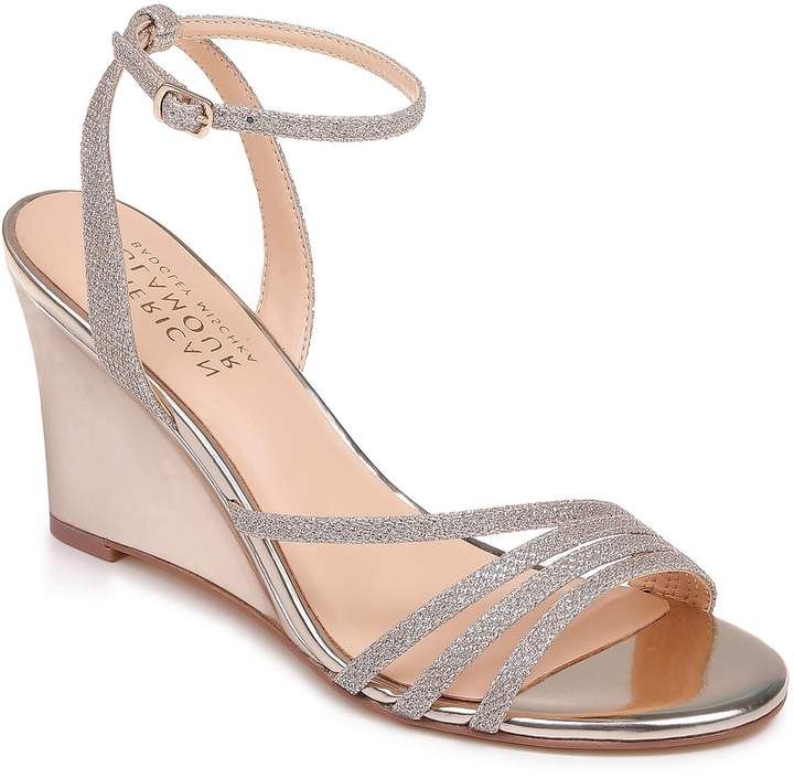 Elegant Wedge Sandals With 4-inch Heel, Evening Wedge Sandals With Ankle Strap And 4-inch Heel, Evening Sandals With 4-inch Wedge Heel, Glamorous Party Wedge Sandals With 4-inch Heel, Crystal-embellished Wedge Heels For Formal Occasions, Bridal Shoes Low Heel, Bridal Jewelry Sets Brides, Party Pumps, Slip On Dress Shoes