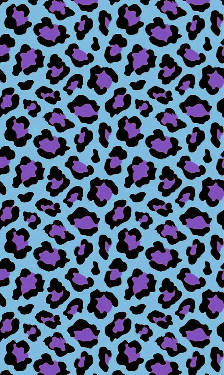 a blue and black leopard print background