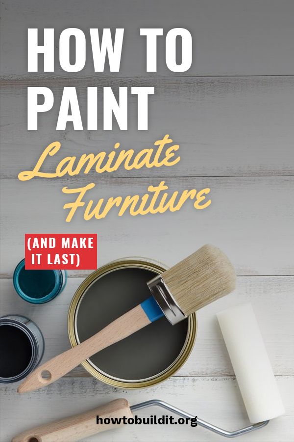 how to paint laminate furniture and make it last