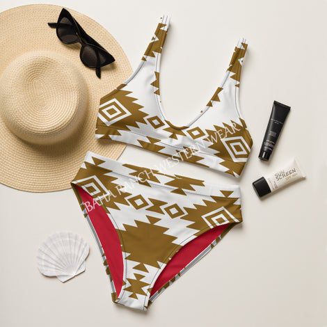 Bold Brown Aztec Bikini Western Swimsuit, Swimsuit Ideas, Different Body Types, Swim Suits, Plus Size Shopping, My Design, Swim Suit, Turks And Caicos Islands, Western Wear