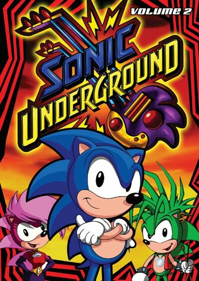 the cover art for sonic underground