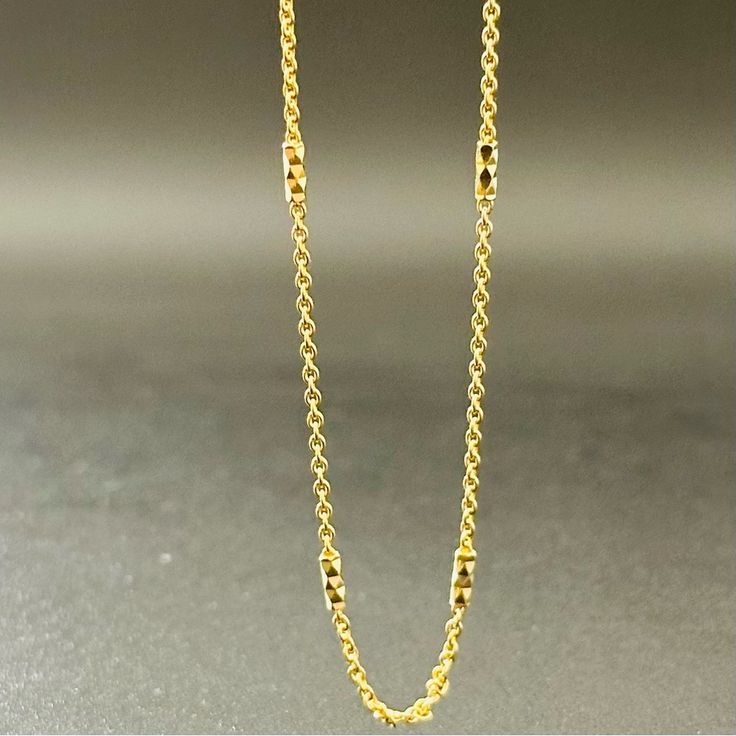 Metal Type: Yellow Gold Metal Purity: 14k / 585 Stamped Finish: High Polished Chain Width: 1.2 Mm Chain Gram Weight (Approx.): 2.46 Gr. Chain Length (Approx.): 20” 100% Satisfaction Is Our Goal. There Are No Refunds Or Exchanges For Worn Or Damaged Products. Products That Have Been Engraved Or Resized Are Not Subject To Return Or Exchange. The Items In Our Store Are 99.9% In Stock, And If The Item You Purchased Is Not Available, I Will Refund You Immediately. All Our Items Are Real Genuine 14 Ca Yellow Gold Link Chain Necklace For Anniversary, Yellow Gold Chain Necklace With Adjustable Chain For Anniversary, Anniversary Gold-plated Yellow Gold Chain Necklace, Anniversary Yellow Gold-plated Chain Necklace, Yellow Gold Diamond Cut Gold-plated Chain Necklace, Yellow Gold Plated Diamond Cut Chain Necklace, Yellow Gold Diamond Cut Chain Necklace, Yellow Gold Diamond Cut Link Necklace, Elegant Yellow Necklace With Gold Chain