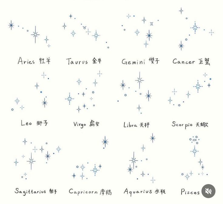 the zodiac signs are written in different languages