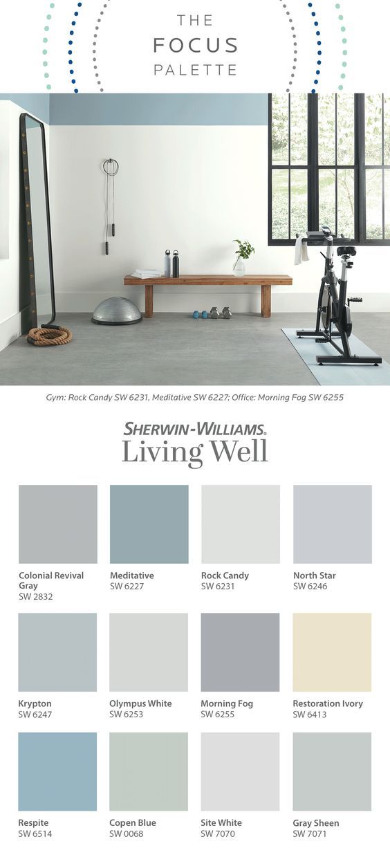 the color scheme for living well