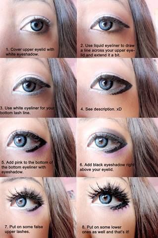 Gyura Makeup, Anime Make-up, Gal Makeup, Gyaru Makeup, Punk Makeup, Doll Eye Makeup, Anime Makeup, Kawaii Makeup, Rave Makeup