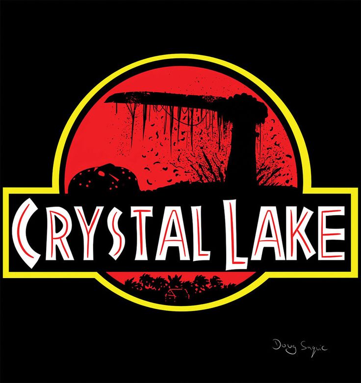 the logo for cry's tall lake is shown in red, yellow and black