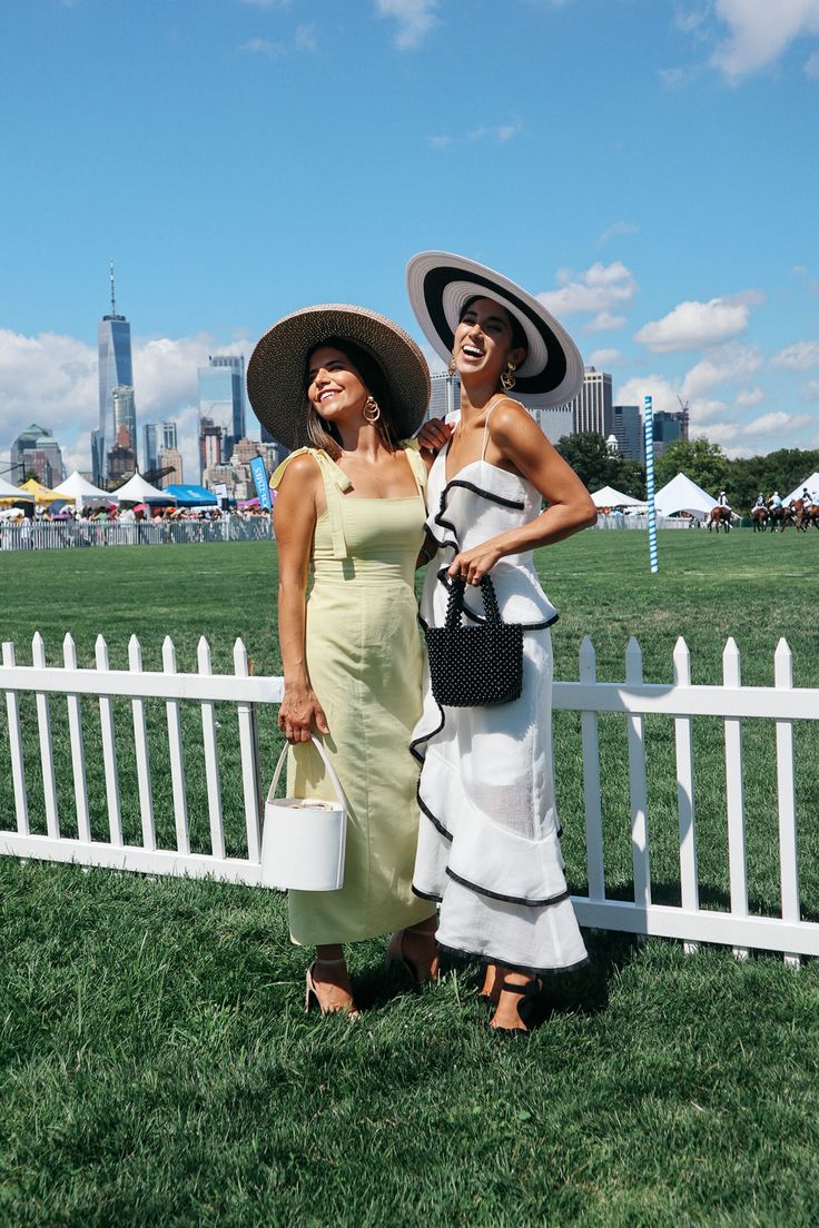 This Time Tomorrow Polo Day Outfits For Women, Summer Race Day Outfits, Dresses For Races, Derby Race Outfits, Derby Fashion Women, Outfits For Polo Event, Ascot Ladies Day Outfit, Polo Game Outfit, Ascot Races Outfits