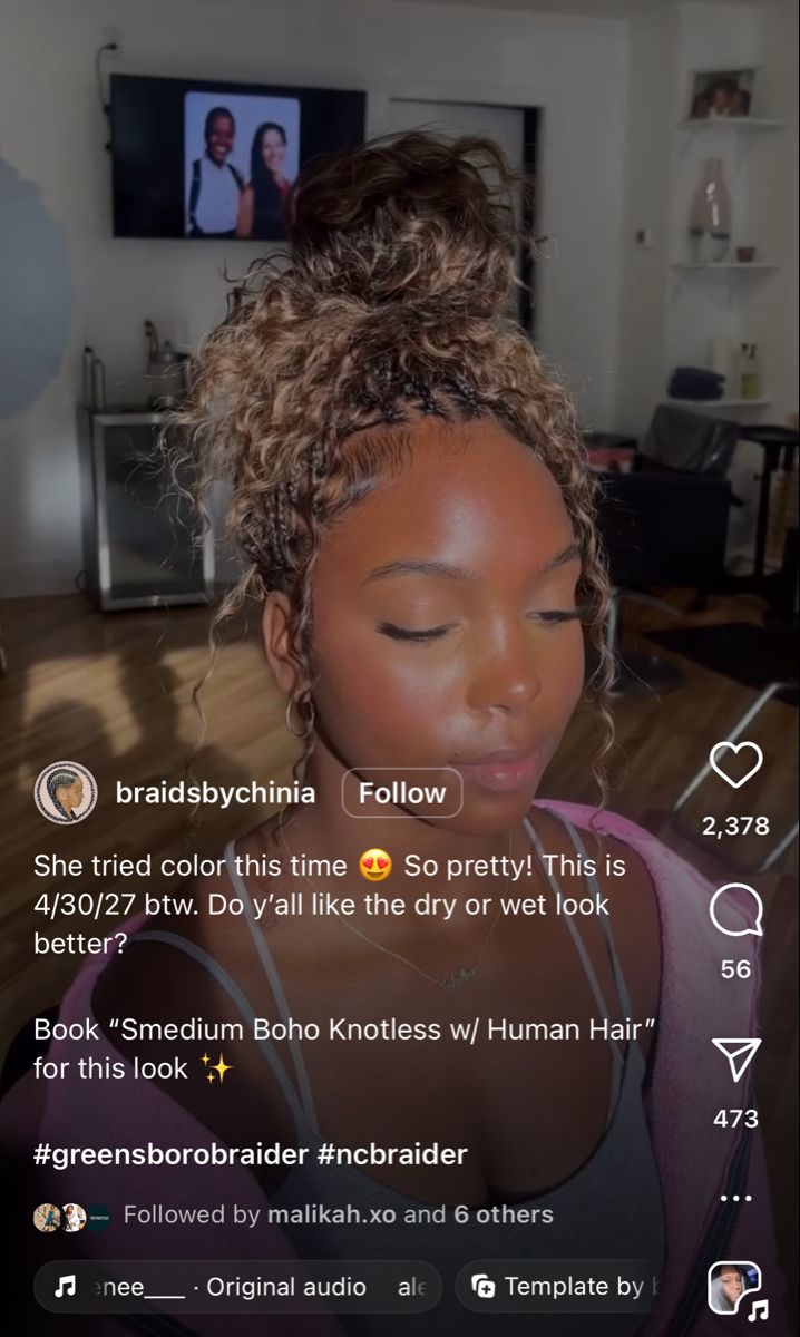 Boho Box Braids Color, Honey Blonde Twists Black Women, Honey Brown Boho Braids, Mixed Color Boho Knotless Braids, Highlight Braids For Black Women, Dark Brown Boho Knotless Braids, Honey Brown Boho Knotless Braids, Light Brown Boho Knotless Braids, Color 4 Knotless Braids