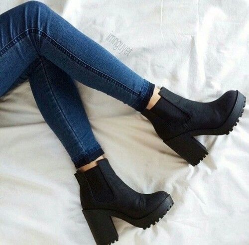 Chunky Heels | Boots Perfect Fall Boots, Fall Boots Outfit, Platform Boots Chunky, High Heels Boots, Fall Boots, Boating Outfit, Prom Heels, Chunky High Heels, Drummers