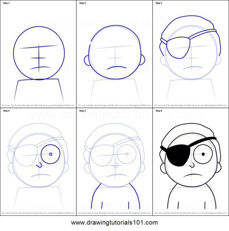 how to draw cartoon faces step by step