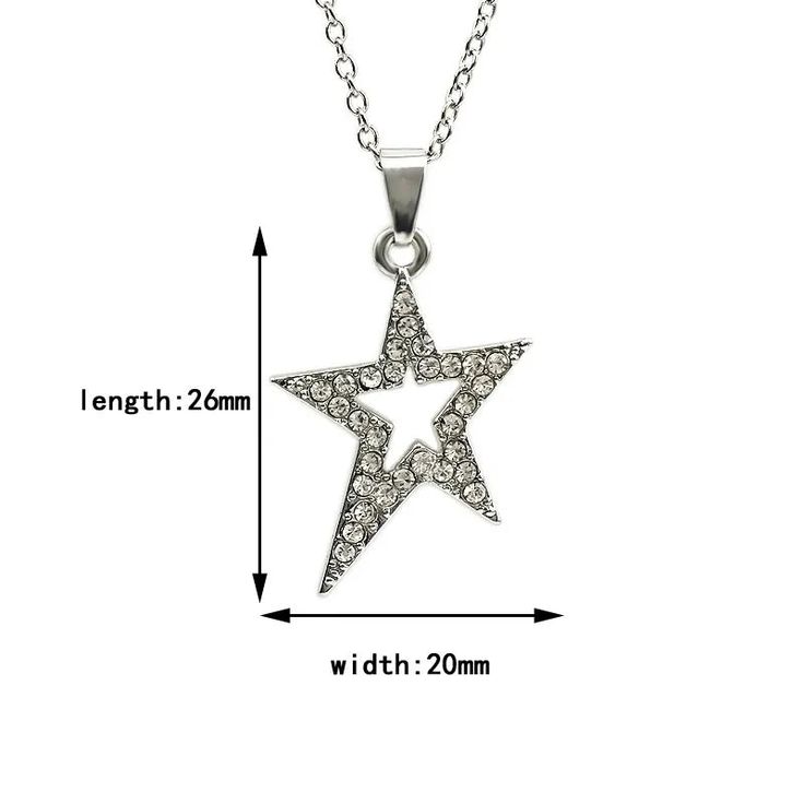 Dazzling in design, this Y2K Star Pendant Necklace features an intricate star pattern in beautiful zinc alloy metal. A link chain completes the look for a stunning, eye-catching piece of jewelry. DETAILSPattern Type: StarMetals Type: Zinc alloyMaterial: MetalChain Type: Link Chain Y2k Fashion Aesthetic, Star Choker, Y2k Star, Unique Pendant Necklace, Star Pendant Necklace, Crystal Stars, Mens Pendant, Star Pattern, Unique Pendant