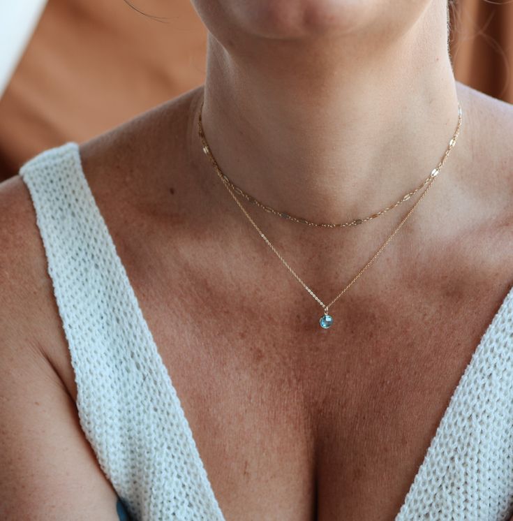 Reminiscent of crystal clear waters this blue CZ stone echoes the March birthstone - aquamarine. Our beautiful drops necklace is crafted for not just for March babes or those with March babes but as a symbol of youth, health and hope.