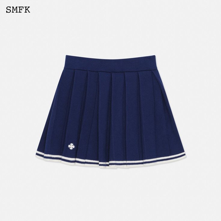 SMFK Compass Academy Navy Cashmere Pleated Skirt -Do not machine wash -Do not soak for a long time Size Chart ( in CM ) Waist Length S 58 35.5 M 62 36.5 L 66 37.5 Material: 100% Cotton Navy Pleated Skort, Navy Fitted Mini Pleated Skirt, Navy Pleated Mini Skirt, Navy Cotton Lined Skirt, Navy Skirted Skort, Navy Lined Skirted Skort, Navy Skirted Skort With Lined Skirt, Navy Skirt For School In Spring, Fitted Navy Pleated Lined Skirt